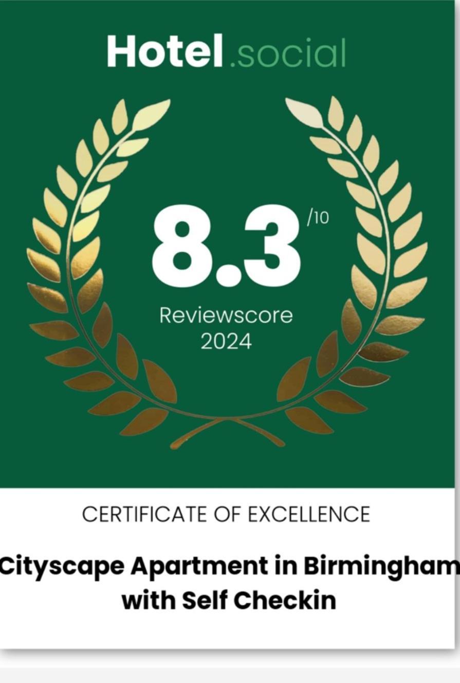 Cityscape Apartment In Birmingham With Self Checkin Bagian luar foto